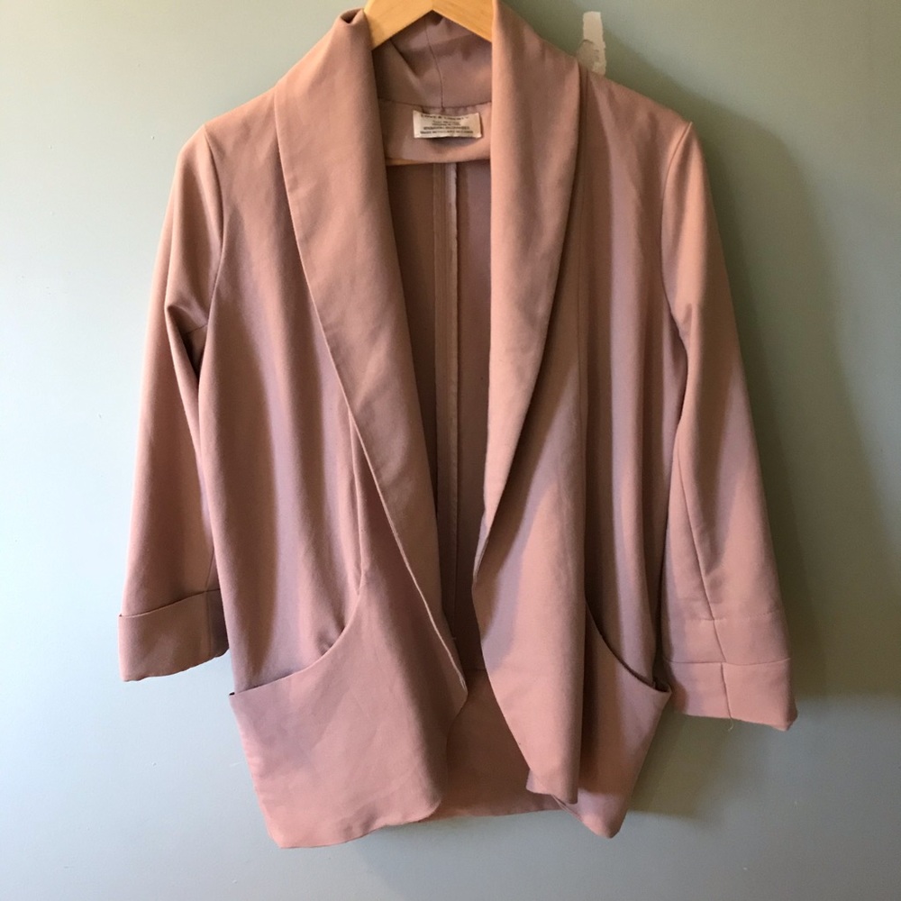 Pink blazer